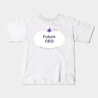 WDW Name Tag- Future CEO Kids T-Shirt